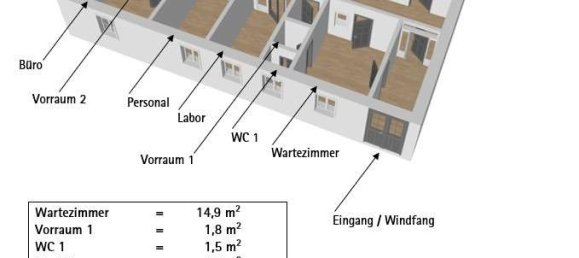 8-salle Propriété commerciale à Baden-Wurttemberg, Germany No. 51347 8