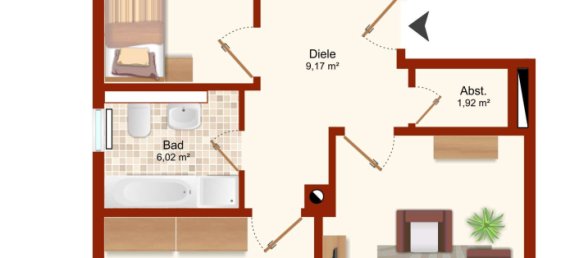 4 غرف نوم شقة في Hildburghausen, Germany رقم 277404 6