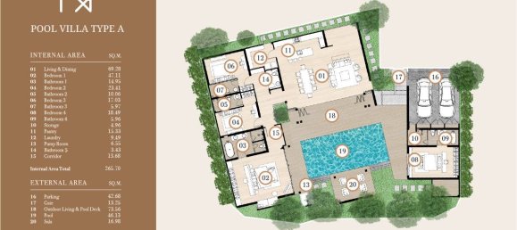 4 bedrooms Villa in Bang Tao, Thailand No. 8613 21