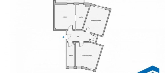 Квартира с 3 комнатами в Риволи, Италия № 261606 30