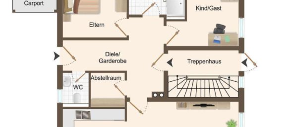 1 غرف نوم شقة في Bielefeld, Germany رقم 320765 14