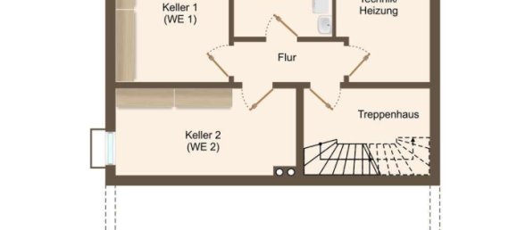 1 غرف نوم شقة في Bielefeld, Germany رقم 320765 15