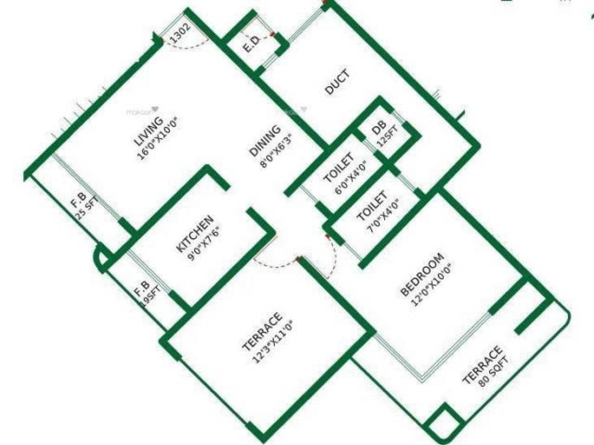 Studio in Mumbai, India No. 61586