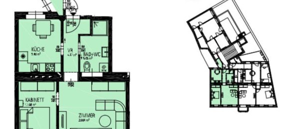 3 rooms Apartment in Margareten, Austria No. 83540 17