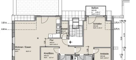 Ático de 2 dormitorios en Kassel, Germany No. 343077 4