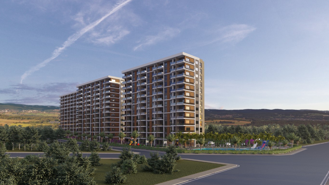 Appartement 1+1 à Mersin, Turkey No. 30996