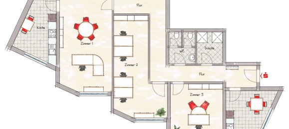 Apartamento T3 em Ludwigshafen am Rhein, Germany N.º 54631 6