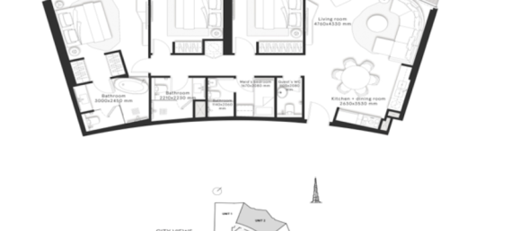 3 bedrooms Apartment in Dubai, UAE No. 6848 2