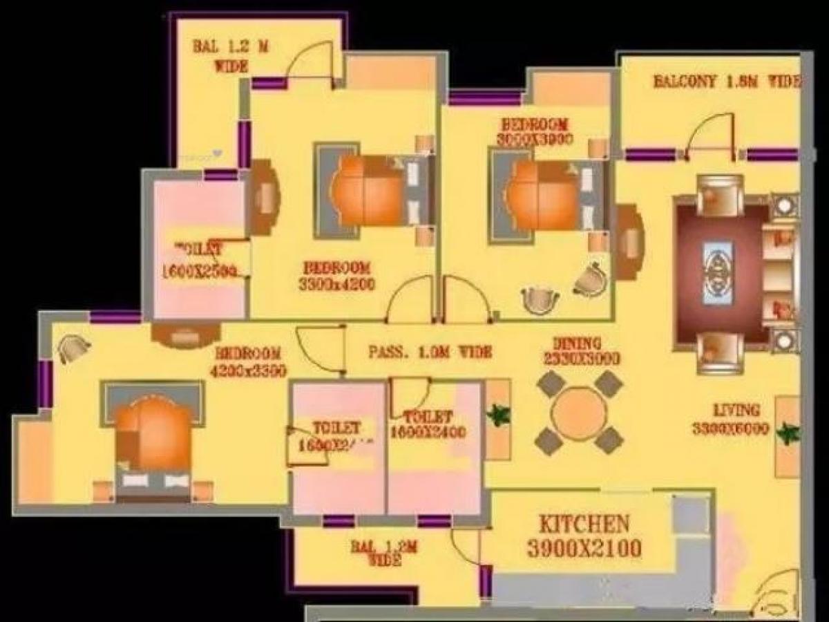 3 bedrooms House in Noida, India No. 4490