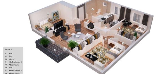 3 chambres Appartement à Furstenfeldbruck, Germany No. 223351 40