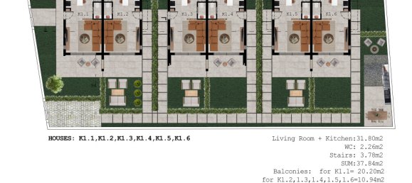 Недвижимость с 3 спальнями в Тасос, Греция № 1878 19