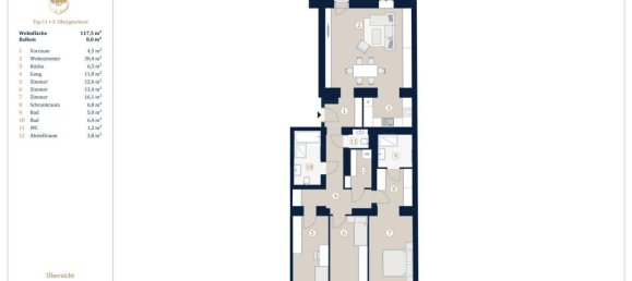 Пентхаус с 4 комнатами в Альзергрунд, Австрия № 126565 7