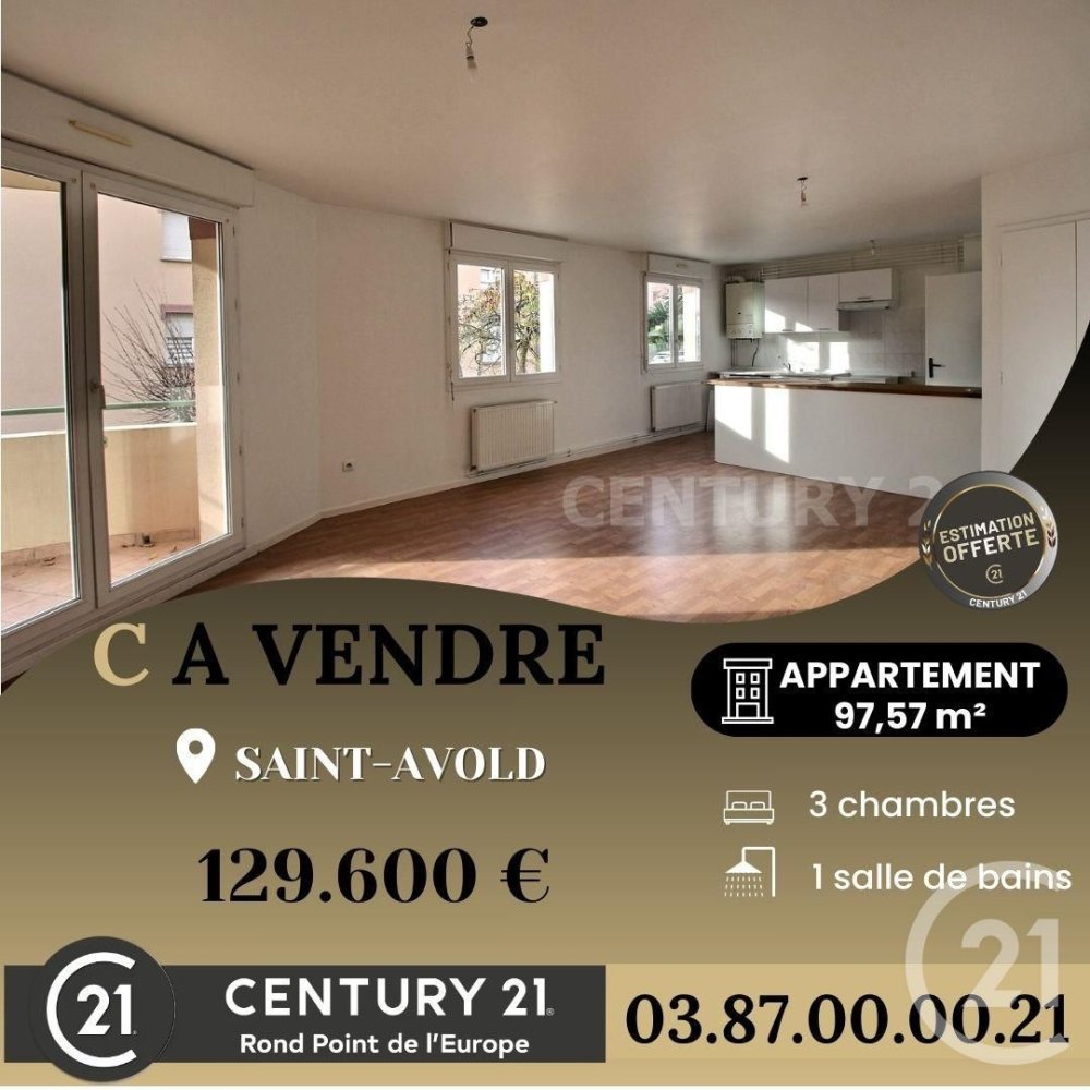 Apartamento T3 em Saint-Avold, France N.º 210579