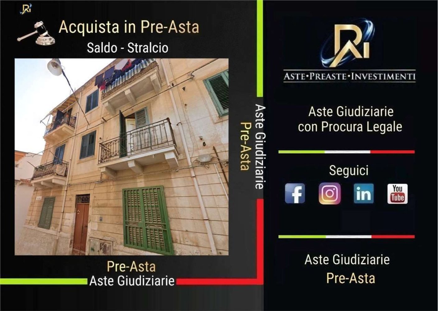 3-salle Appartement à Palermo, Italy No. 222459