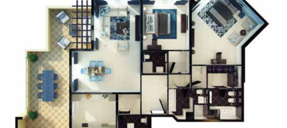 Квартира с 2 спальнями в BAB AL BAHR RESIDENCES, Al Marjan Island, ОАЭ № 59565 12