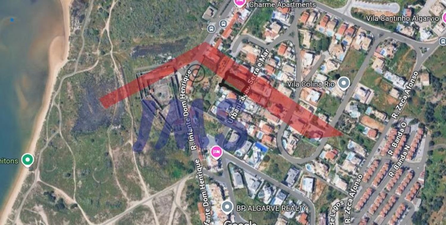  قطعة أرض في Ferragudo, Portugal رقم 222483