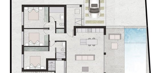 3 غرف نوم فيلا في Los Antolinos, Spain رقم 12634 7