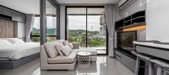 1 chambre condominium à vendre à Kamala, Phuket, Southern Thailand, Thailand № 80048 4