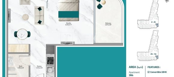 2 bedrooms Apartment in Dubai, UAE No. 106409 25