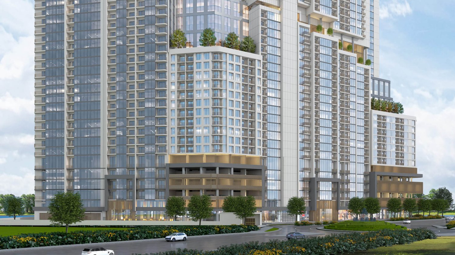 1 غرف نوم شقة في THE CREST, مدينة محمد بن راشد, UAE رقم 58618