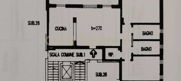 3-salle Appartement à Vanzago, Italy No. 339026 24