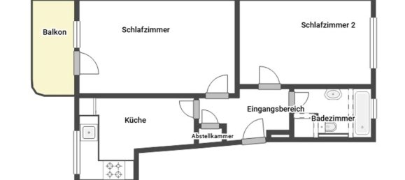 1 Schlafzimmer Wohnung in Cologne, Germany, Nr. 283475 12