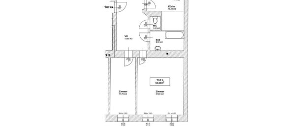 2 rooms Apartment in Alsergrund, Austria No. 157462 12