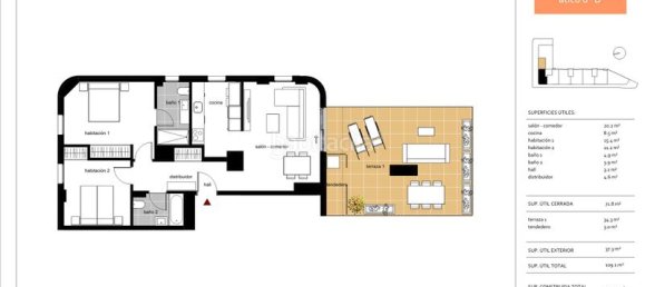 Пентхаус с 2 спальнями в Страна Басков, Испания № 164110 30