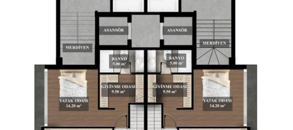Apartamento de 2 habitaciónes en Mahmutlar, Turkey No. 10102 17