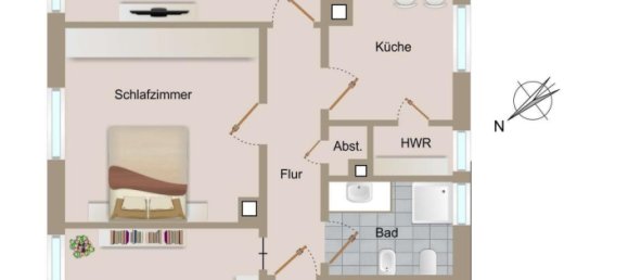 2 Schlafzimmer Wohnung in Baden-Baden, Germany, Nr. 33329 10