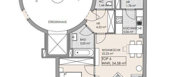 2-salle Appartement à Wahring, Austria No. 145553 15