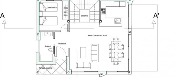 Villa de 3 dormitorios en Villajoyosa, Spain No. 7156 8