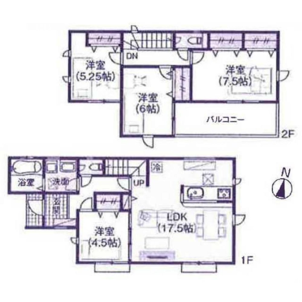 4 غرف نوم منزل في Saitama, Japan رقم 8070