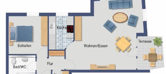 2 rooms Apartment in Dresden, Germany No. 36995 2