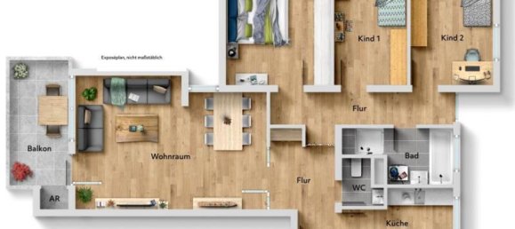 Квартира с 4 комнатами в Эслинген, Германия № 312433 2