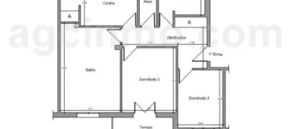 Apartamento T3 em Valladolid, Spain N.º 180053 37