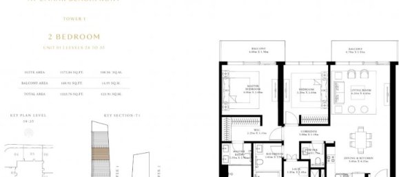 2 Schlafzimmer Wohnung in Dubai Harbour, UAE, Nr. 32 11