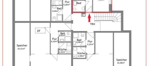 3 rooms Apartment in Bamberg, Germany No. 117597 4