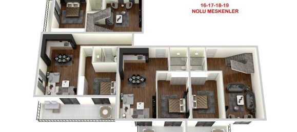 2-salle Appartement à Cikcilli, Turkey No. 29876 11