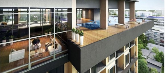 Кондоминиум с 1 спальней в Бангкок, Таиланд № 822 7