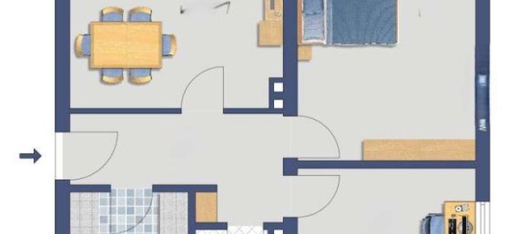 3-salle Appartement à Essen, Germany No. 7804 6