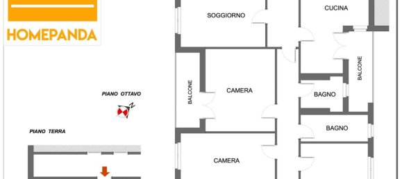 6-salle Appartement à Turin, Italy No. 265970 31