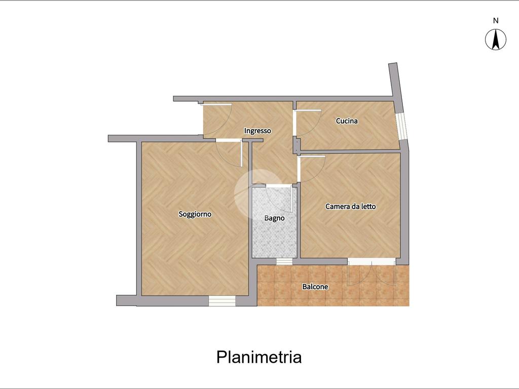 1 bedroom Apartment in Rome, Italy No. 167661