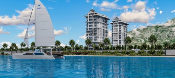 Apartamento de 2 divisões em Mahmutlar, Turkey N.º 11892 2