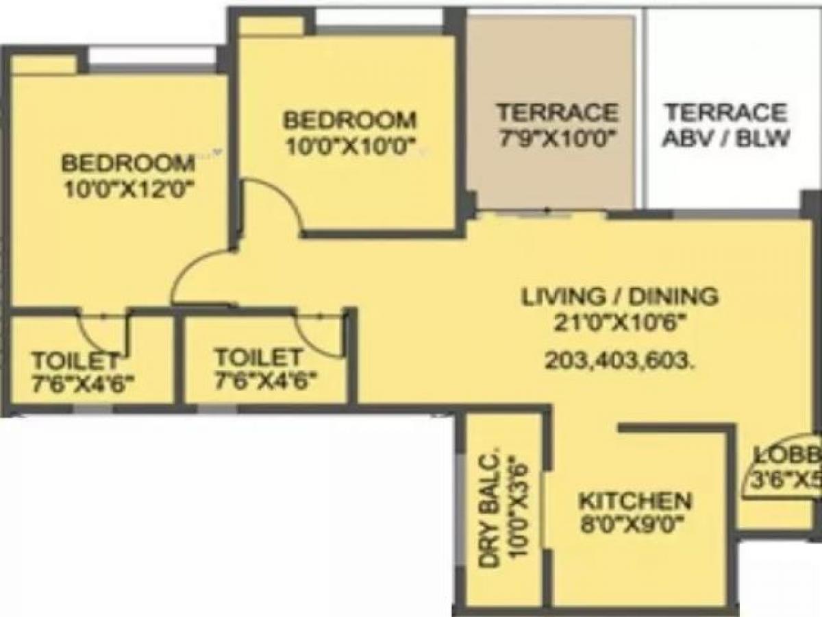 2 Schlafzimmer Haus in Pune, India, Nr. 46177