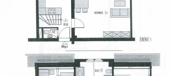 Дуплекс с 1 спальней в Лейпциг, Германия № 149515 15