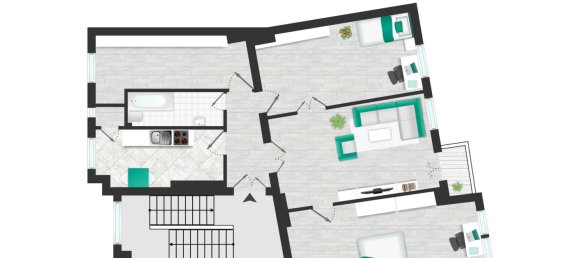 Apartamento de 4 habitaciónes en Moabit, Germany No. 301016 12