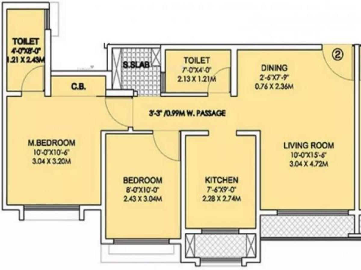 2 bedrooms House in Mumbai, India No. 19355