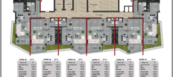 2 rooms Penthouse in Demirtas, Turkey No. 29870 16