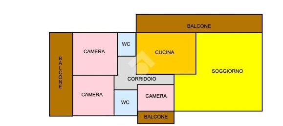Квартира с 4 спальнями в Ачерра, Италия № 315592 13